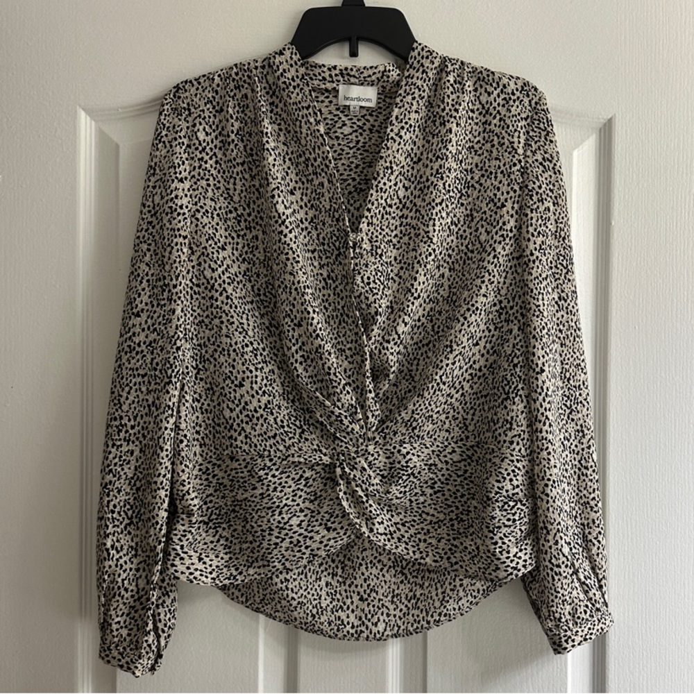 heartloom Animal Print Blouse